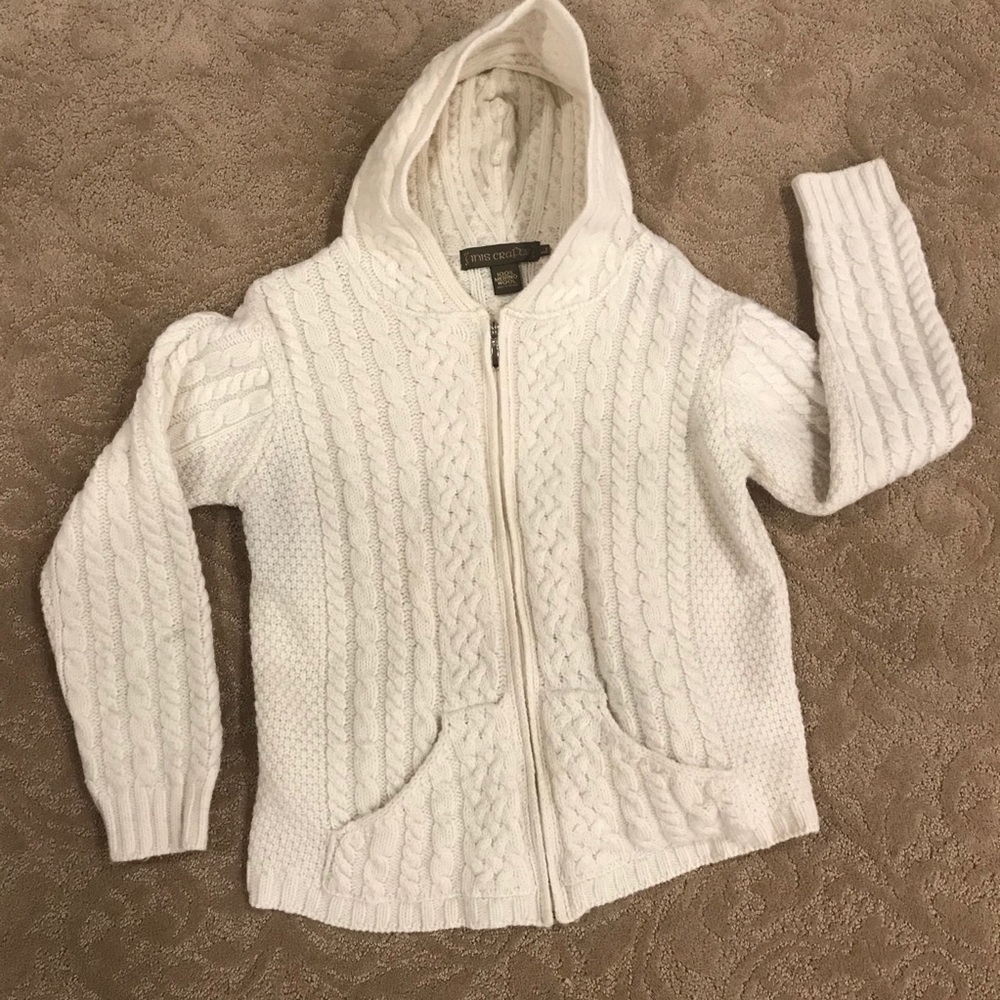 100% Merino Wool Hooded Jacket